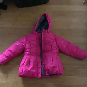 Girls Winter Jacket - Bright Pink